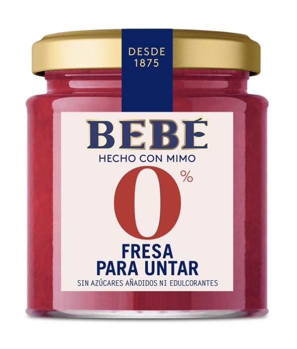 MERMELADA 0% FRESA BEBE 230 GR.